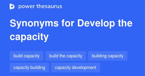 thesaurus capacity|capacity .